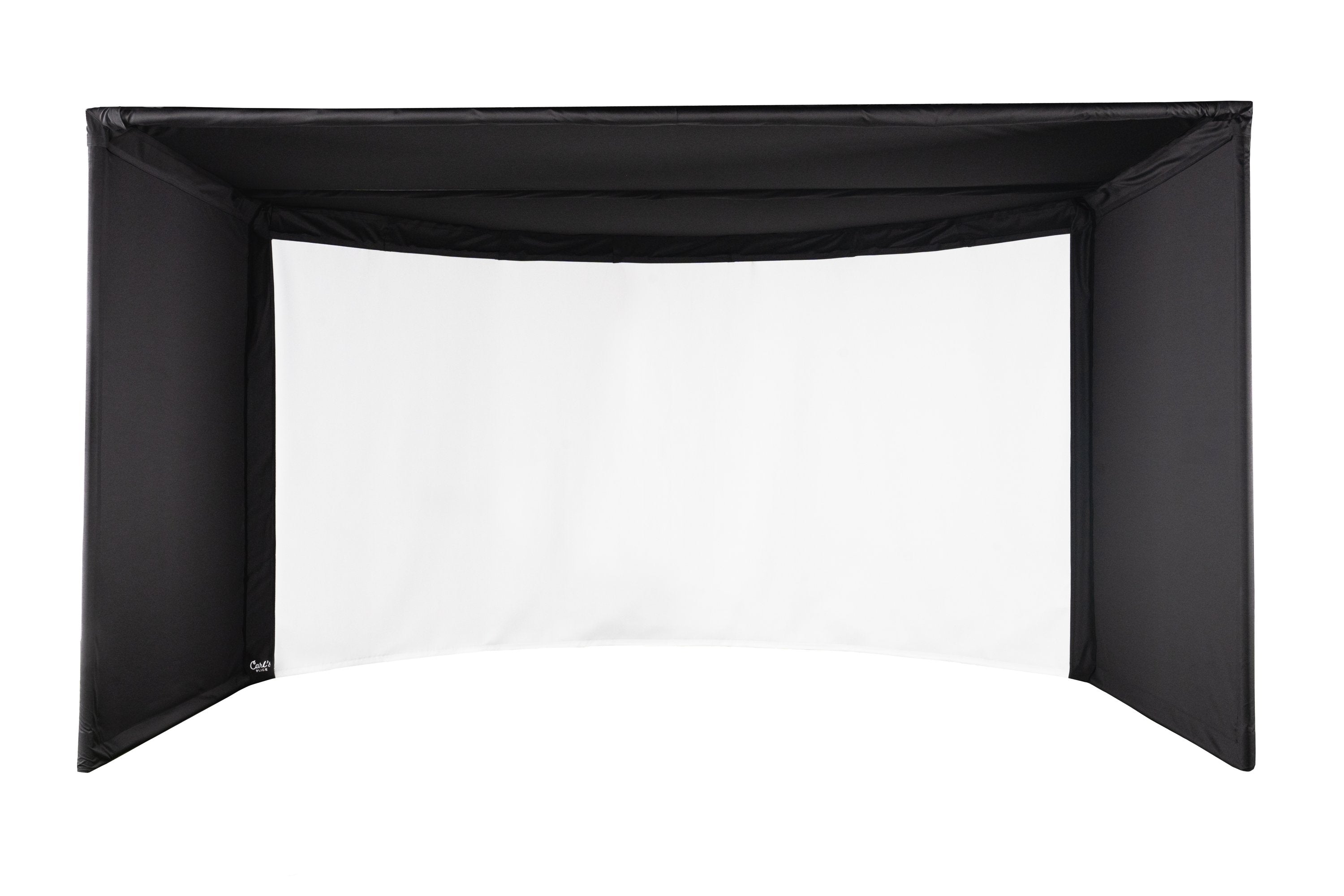 Carl’s Place Curved Golf Simulator Enclosure Kit with Impact Screen