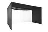 Carl’s Place Curved Golf Simulator Enclosure Kit with Impact Screen