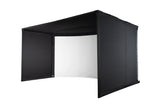 Carl’s Place Curved Golf Simulator Enclosure Kit with Impact Screen