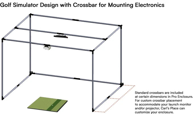 Carl's Place Pro Enclosure Versatile Crossbar System
