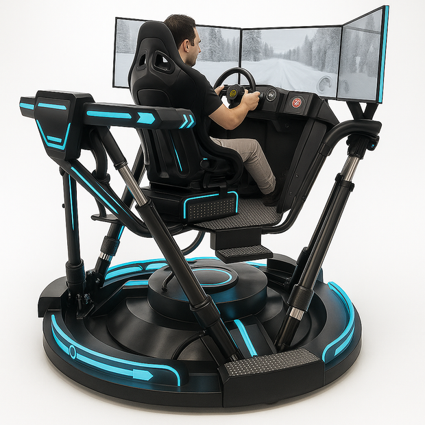 NeonVector Apex-XR Motion Racing Simulator