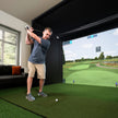 Carl’s Place Pro Golf Simulator Enclosure Kit with Impact Screen