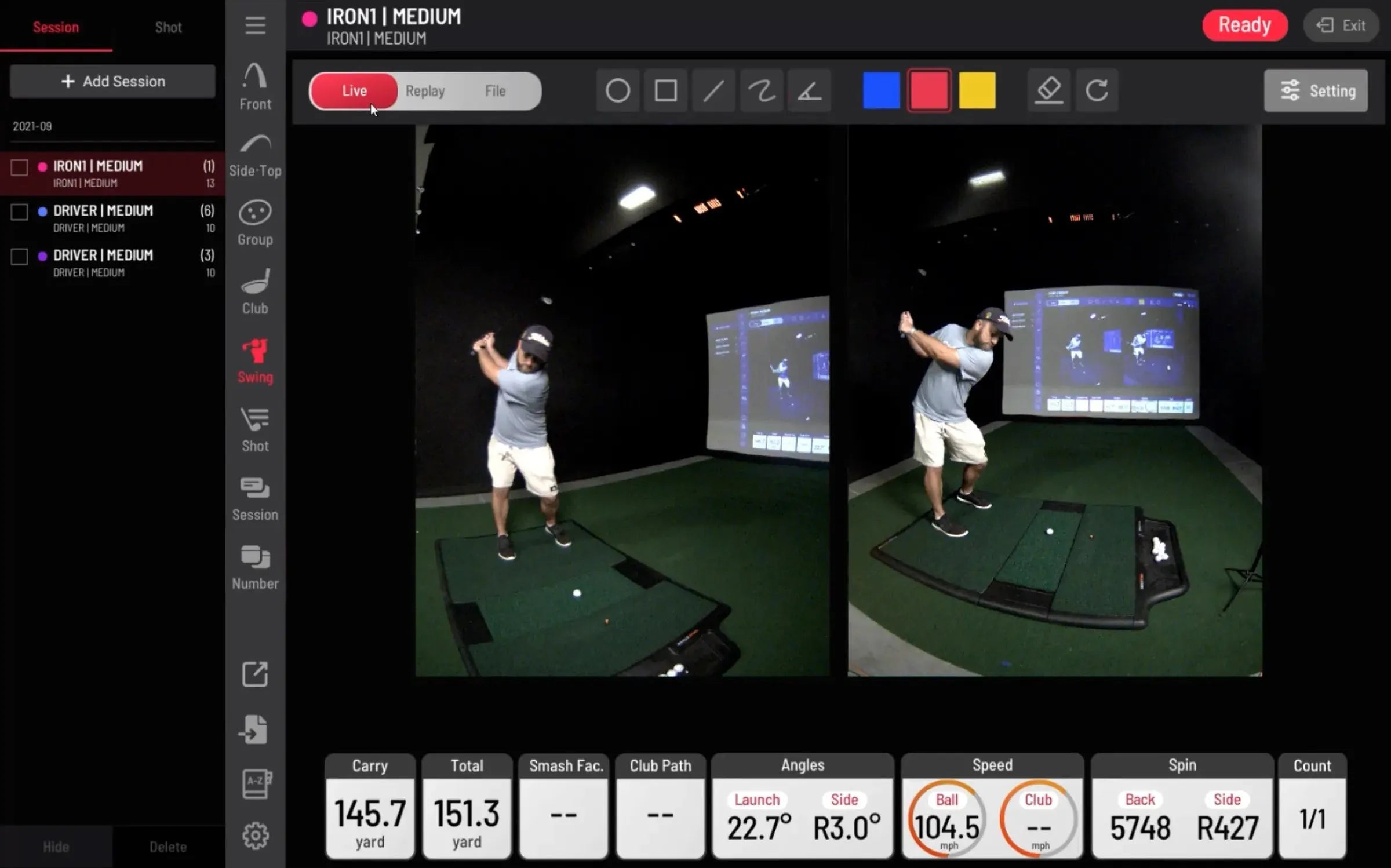 Uneekor Premium Swing Motion Camera Set (Swing Optix)