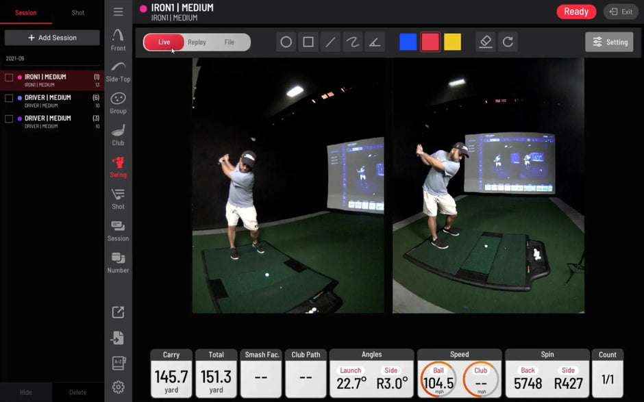 Uneekor Premium Swing Motion Camera Set (Swing Optix)